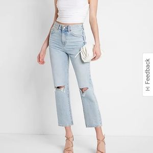 express straight ankle size 10